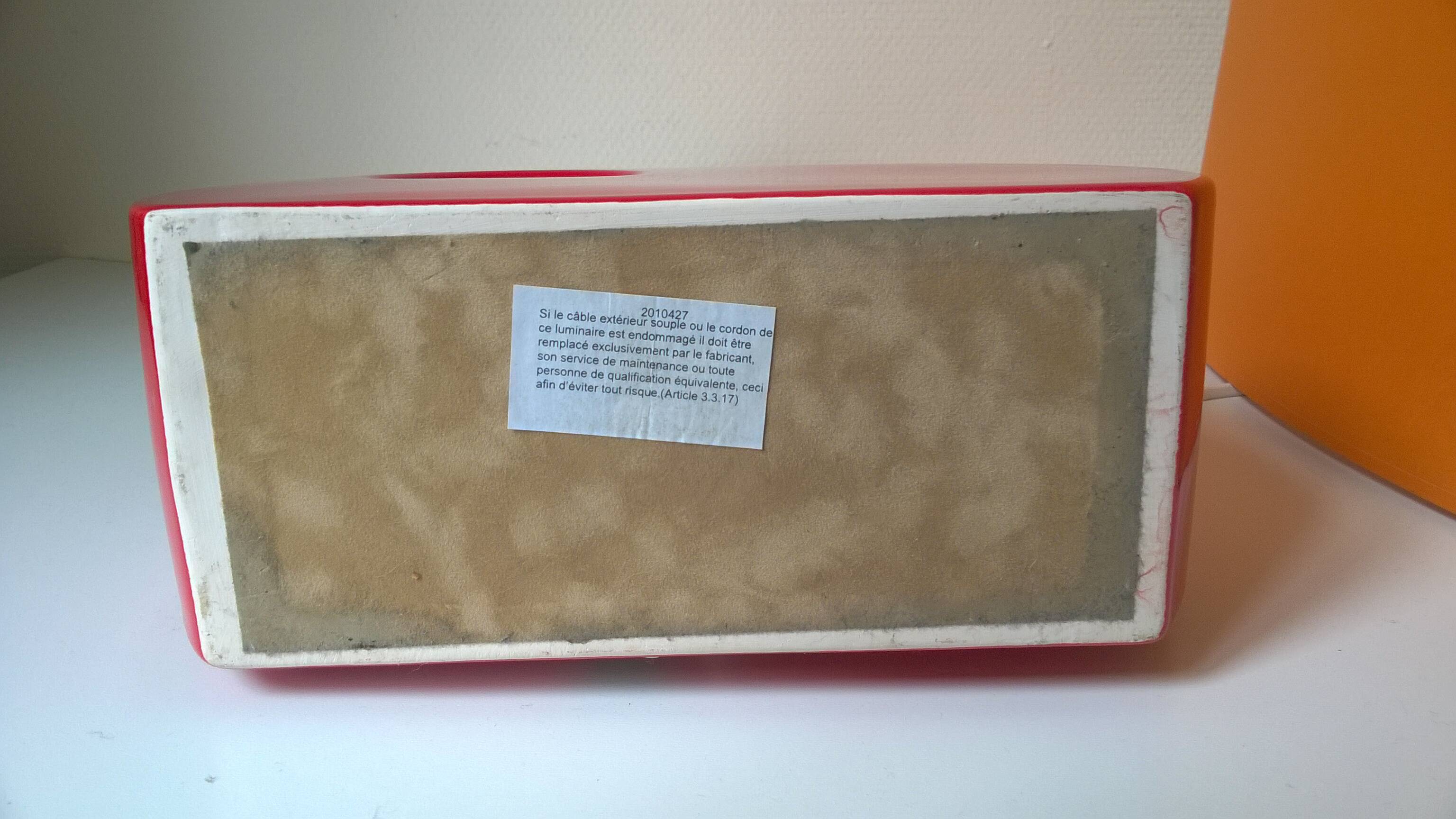 Ceramic table lamp by Louis Drimmer, France 1980