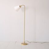 Scandinavian vintage gold floor lamp