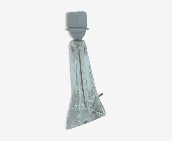 Pied de lampe en cristal Daum France