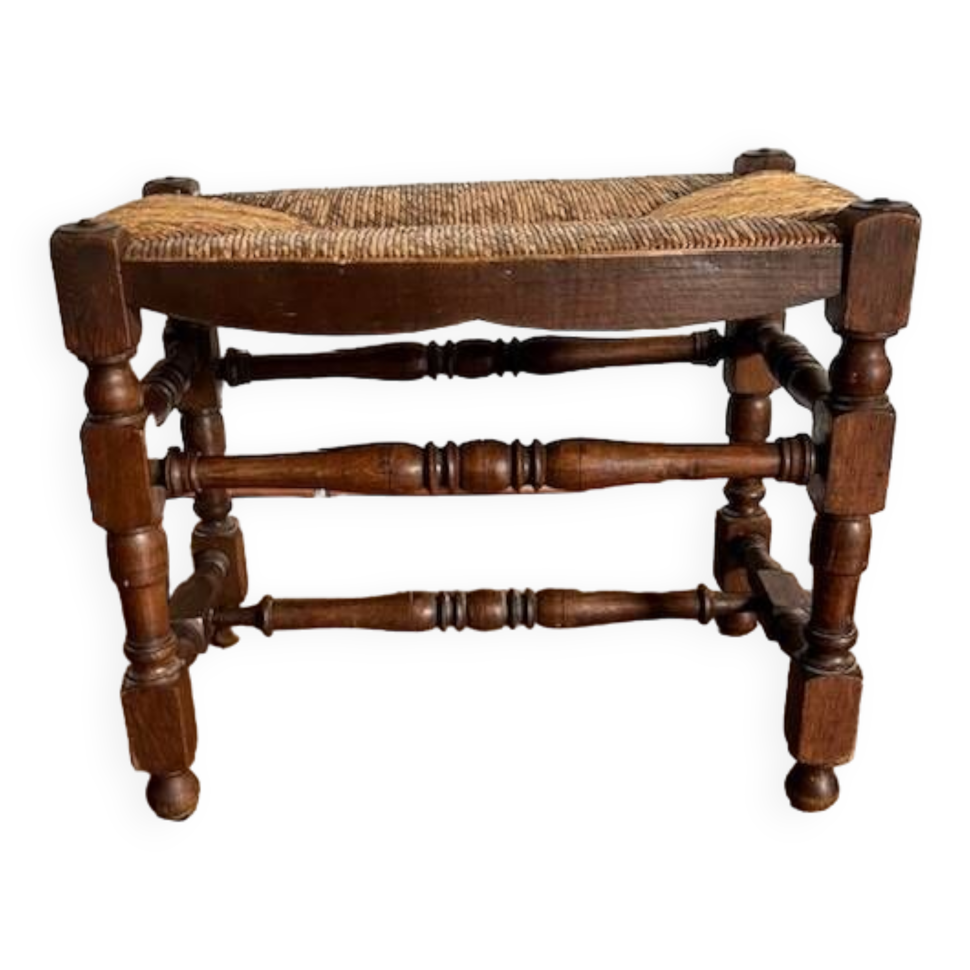 Straw bench