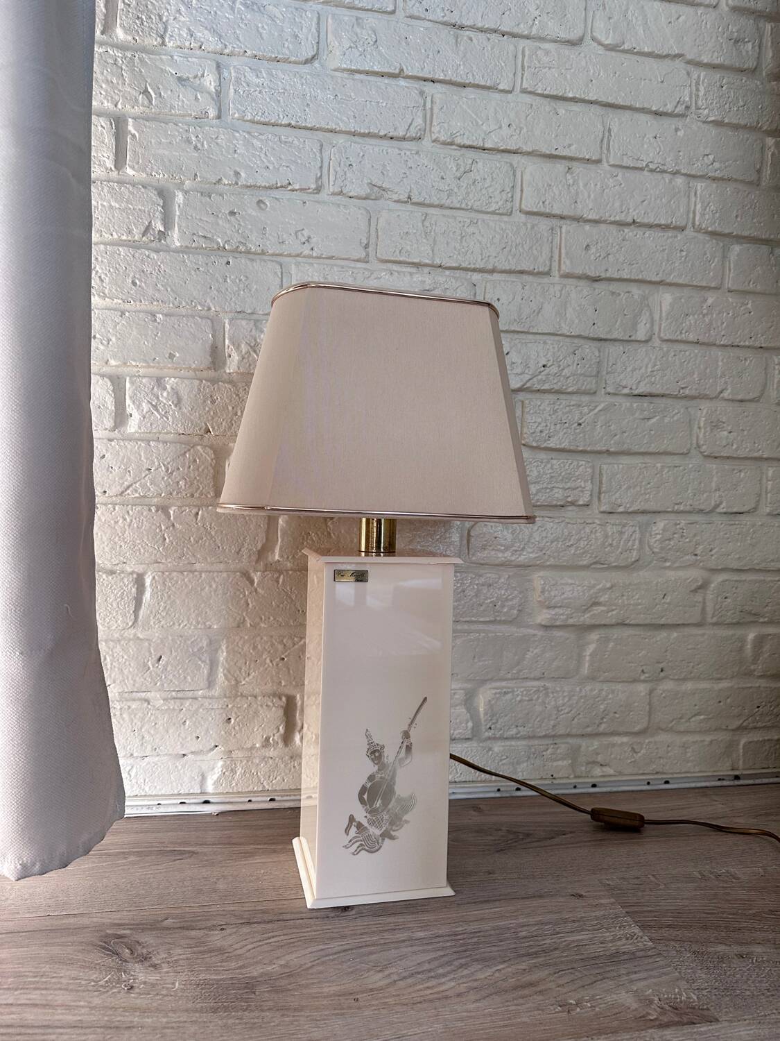 Vintage design lamp by Eric Maville, made in France in the 1970s.
