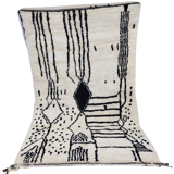 Handmade Moroccan Berber carpet 245 X 142 CM