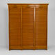 Large notary furniture with curtains by G.M. Radia, circa 1920