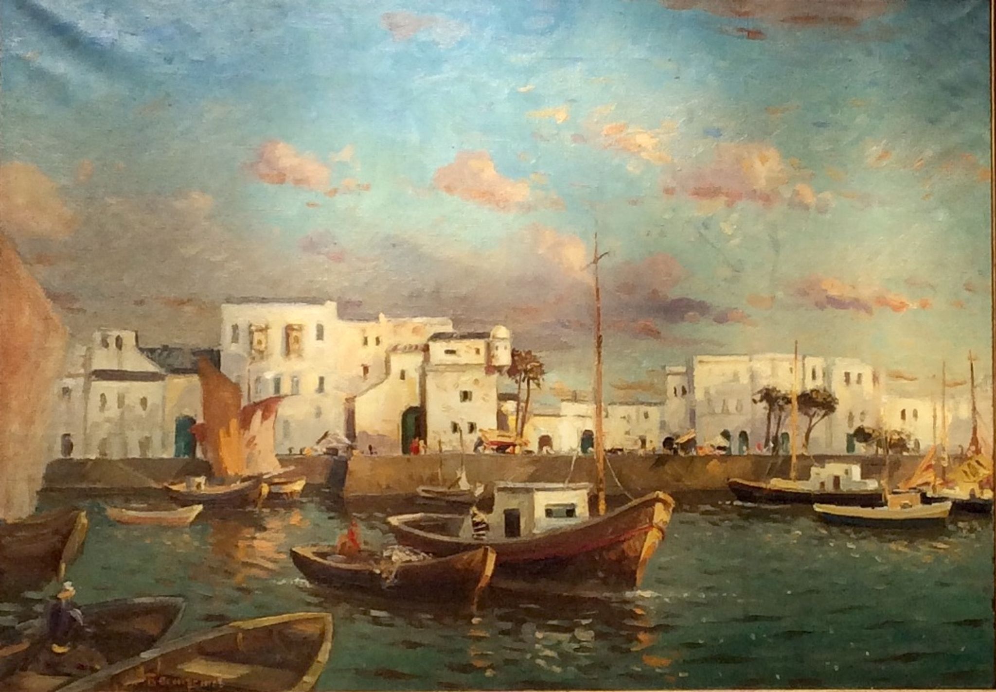 Painting by Yakov Besperstov Russian painter /1928-1996/ Oil on canvas signed 70x50cm