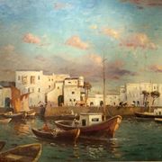 Painting by Yakov Besperstov Russian painter /1928-1996/ Oil on canvas signed 70x50cm