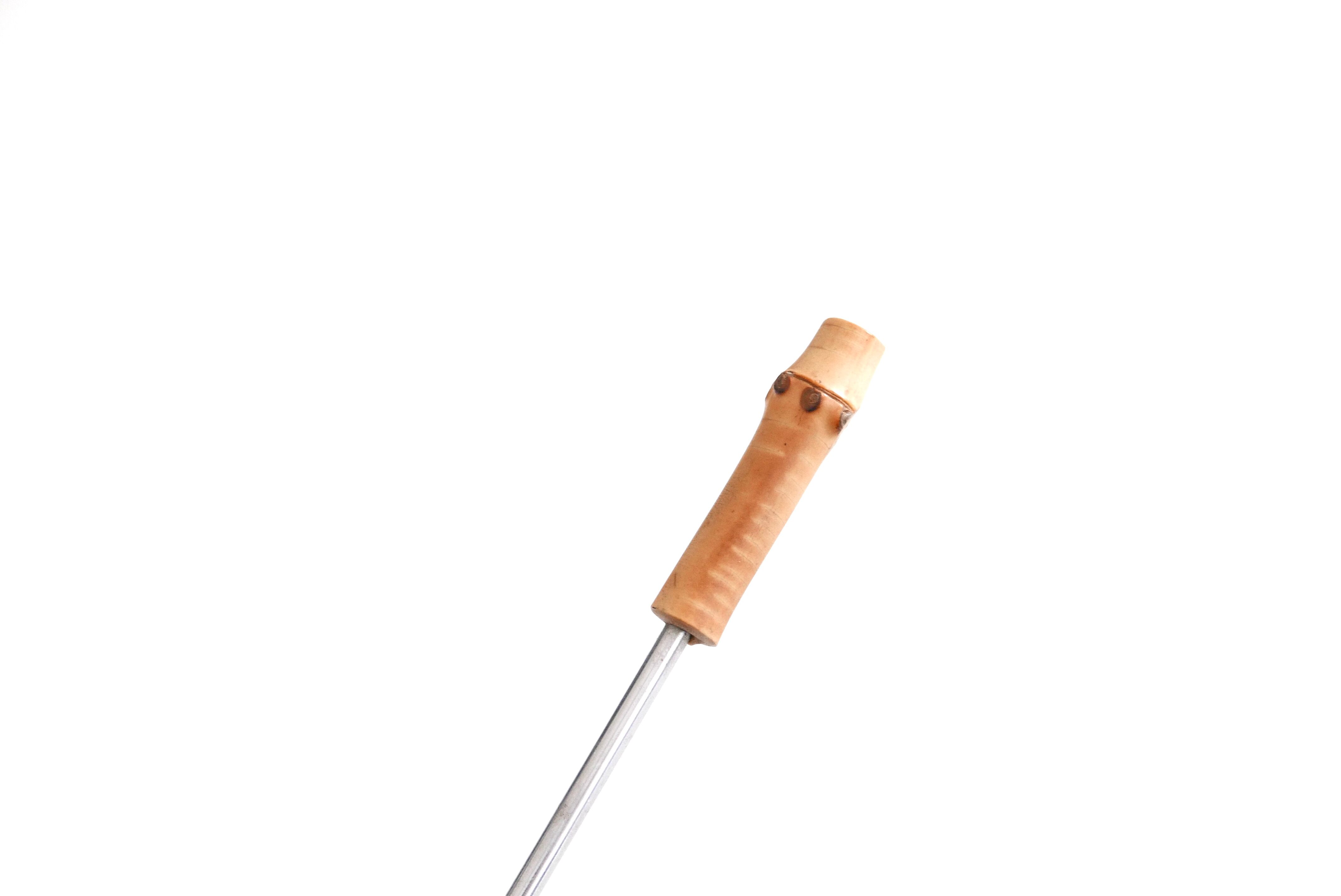 Ice spoon, bamboo handle, 60s