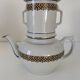 Art Deco filter coffee maker in Limoges porcelain by Balleroy Frères
