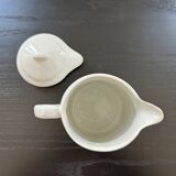 Porcelain kettle on fire