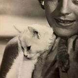 Original film photo Romy Schneider in Chanel outfit 1960