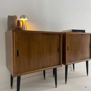 Pair of small vintage sideboards