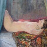 Lying naked - Circa - 1920 sign HARTWIG