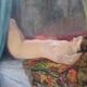 Lying naked - Circa - 1920 sign HARTWIG