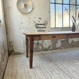 Table de ferme en pin, 1950
