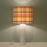 Vintage Italian ceramic table lamp with custom lampshade