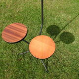 Floor lamp tripod vintage 2 formica years 60 tablets