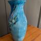 Vase en authentique verre soufflé silice création Biot XXe