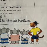 Vintage Babar illustration for children's room