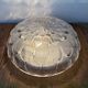 Vintage Glass Wall or Ceiling Light, 1970s