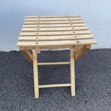 Vintage wooden folding stool