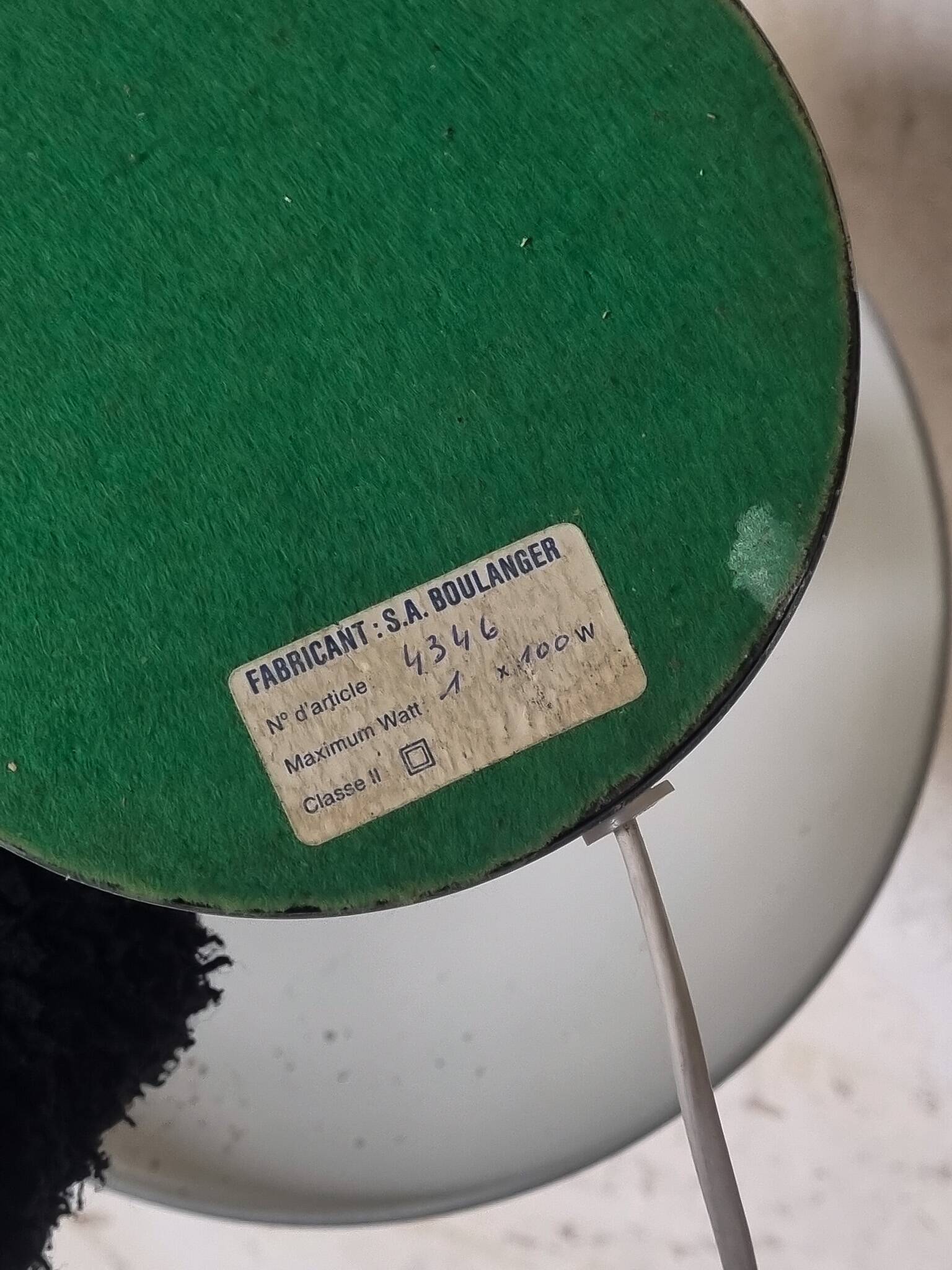 Lampe de table de boulanger