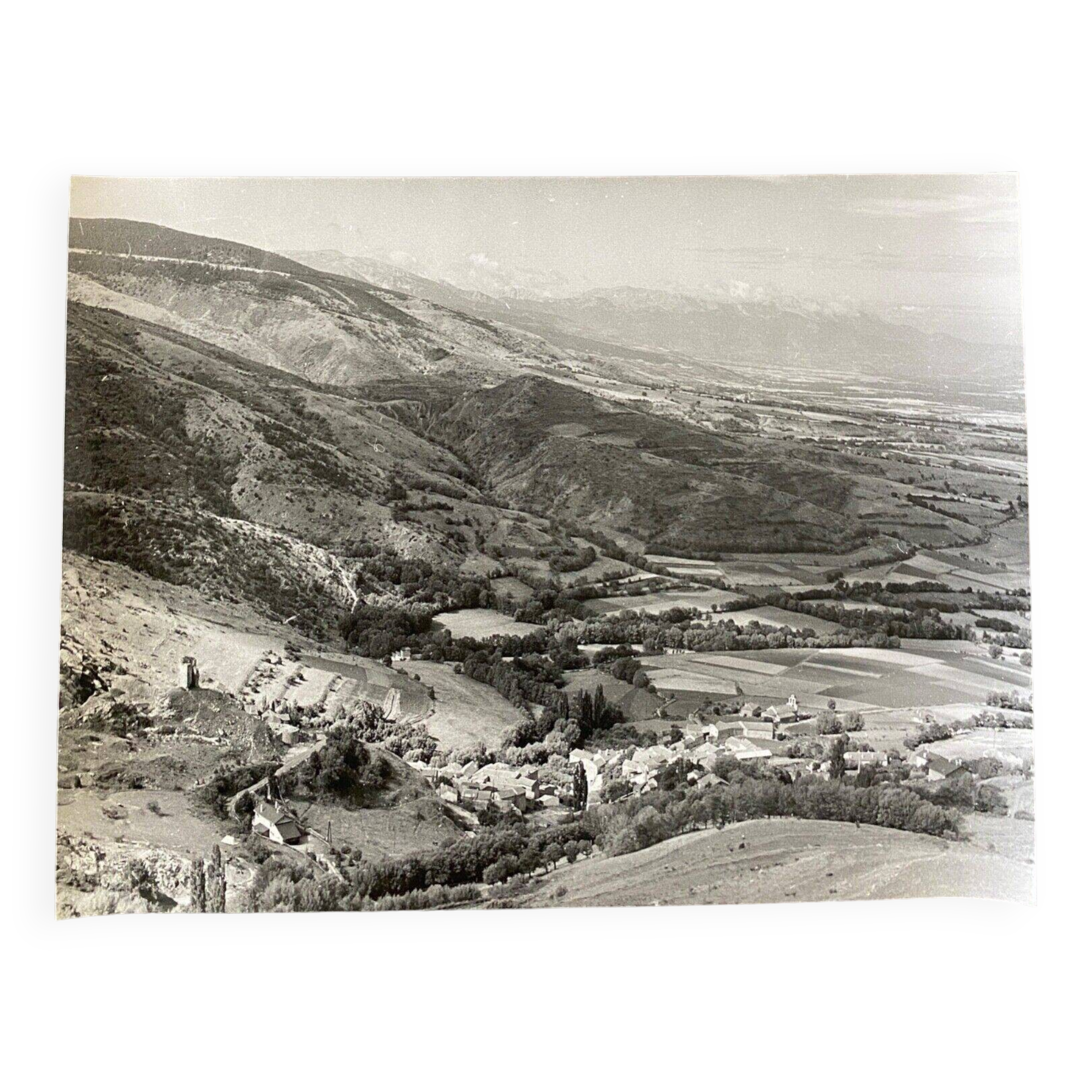Silver photo Bernard Darot 20th century Great valley
