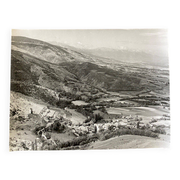Photo argentique Bernard Darot XXe Grande vallée