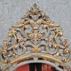 Mirror Louis XV / Regency in gilded and lacquered wood around 1850