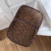 Ancien panier à récolte en osier