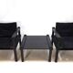 Bofinger set of 2 Farmer lounge chairs with table by Gerd Lange, 1960