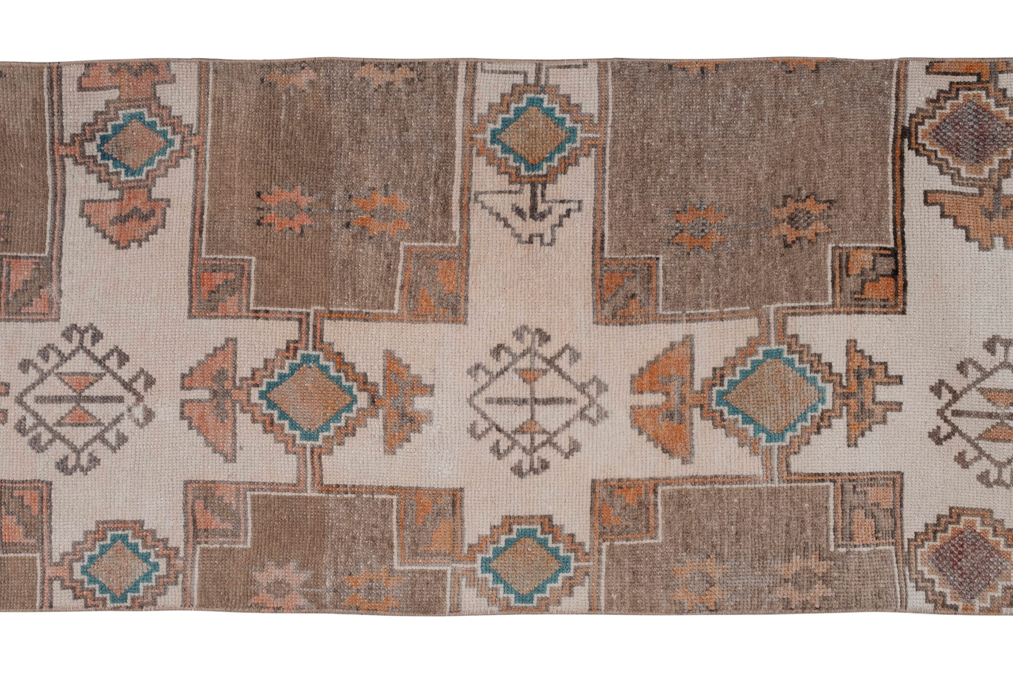 Turkish Oushak Rug Runner 66 x 170 cm