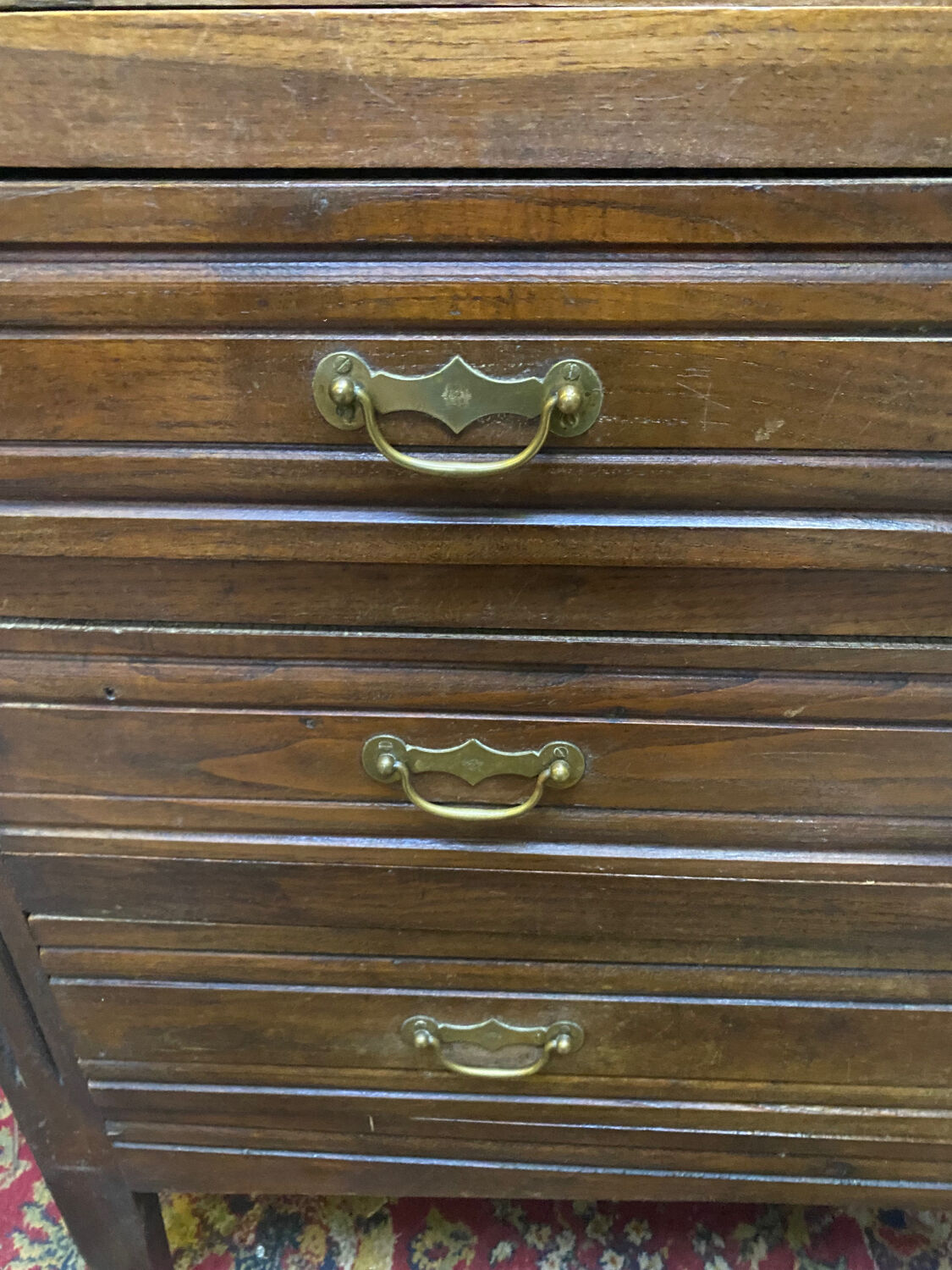 Parisian wardrobe and 3 drawers, 50's
