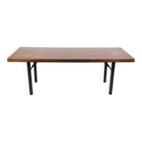 Table Basse En Palissandre Avec Structure En Métal Des Années 1960