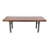 Table Basse En Palissandre Avec Structure En Métal Des Années 1960
