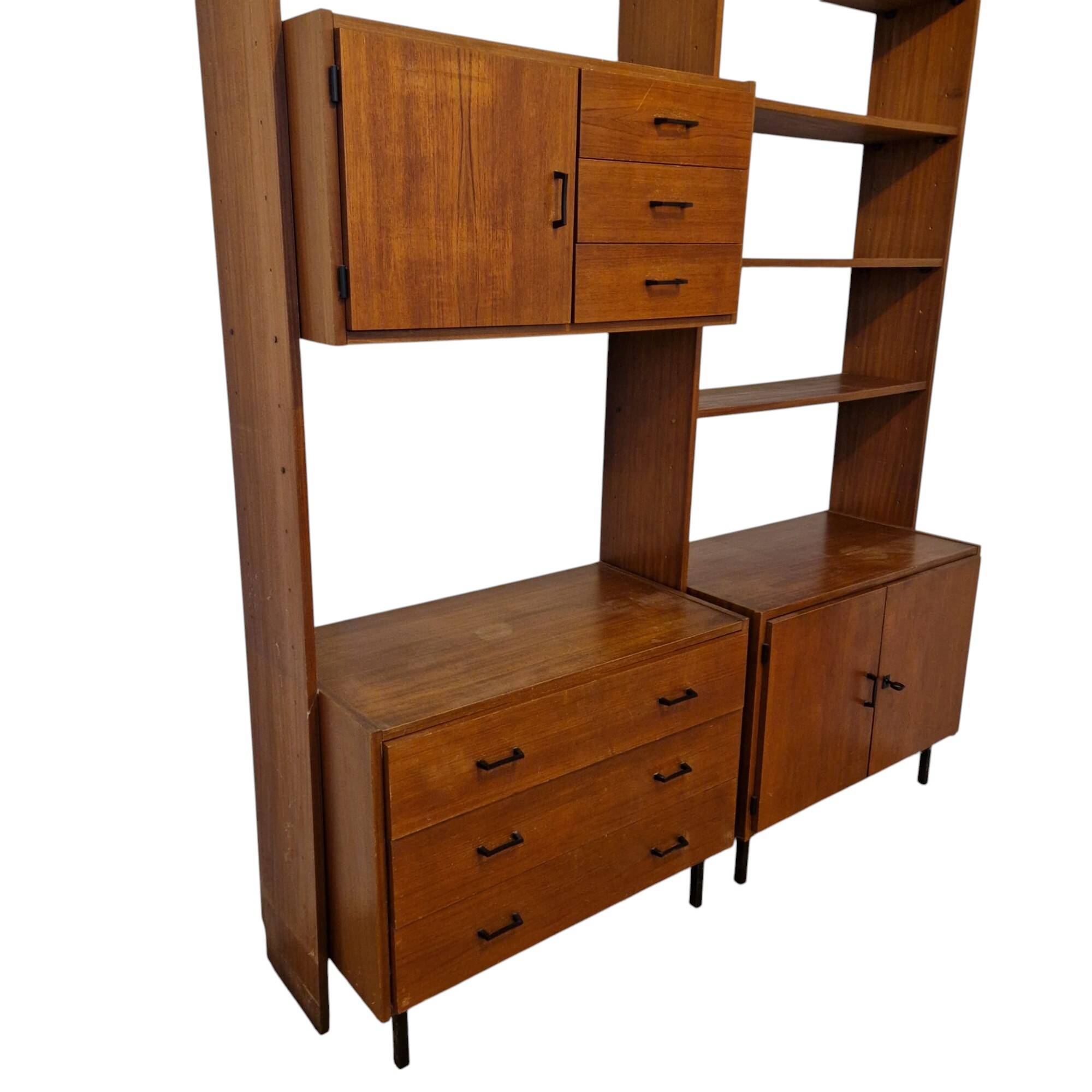 Vintage wall unit by Simpla Lux Holland, 1960s
