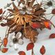Wall lamp Maison Banci metal and glass of Murano design 70s