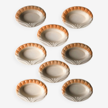 Set de 8 raviers - plats en céramique coquillage Charles Amand