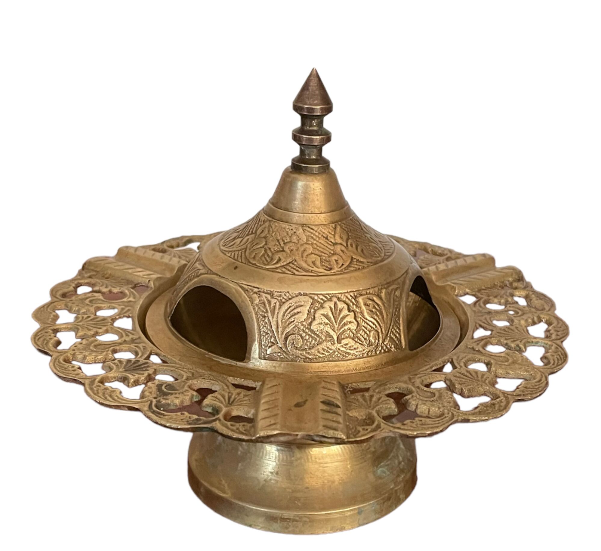Vintage brass ashtray