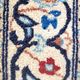 Nain carpet, floral patterns, blue and red, 116x206cm, Iran