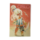 Original poster Oslo Norway doll 1962 Yran Knut boat beach travel railway tourism