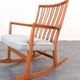 Oak ML33 Rocking Chair by Hans J. Wegner for A/S Mikael Laursen, 1950s
