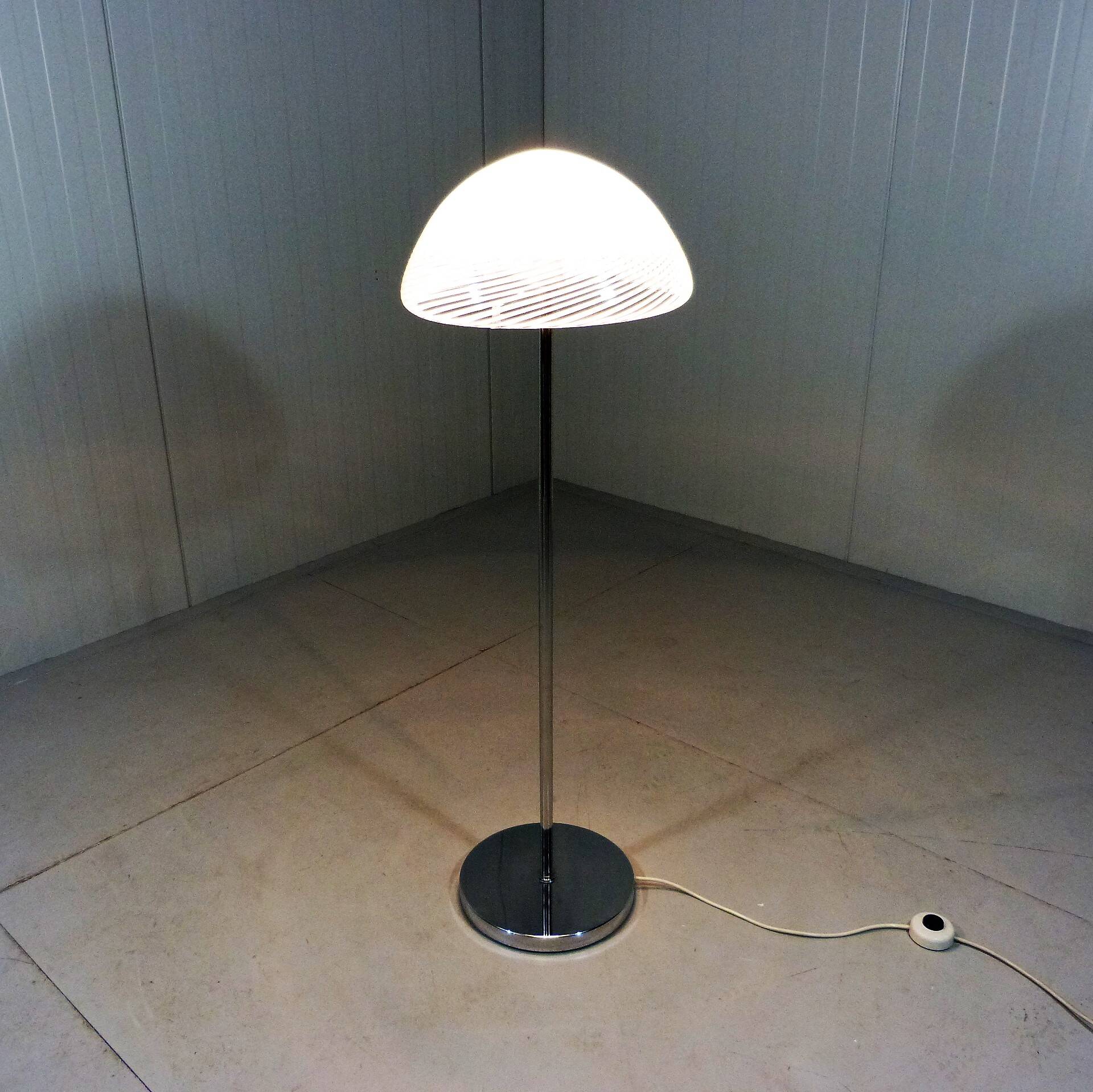 Carlo Nason floor lamp LT 350 Mazzega Italy 1960s