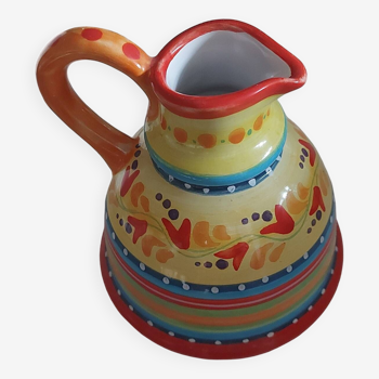 Handmade naughty feast earthenware pitcher