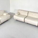 Fiandra Sofa (Three and Two Seater) By Vico Magistretti For Cassina, Italy