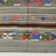 5x7 Gray & Green Pinstriped Turkish Kilim Rug, 147x218Cm