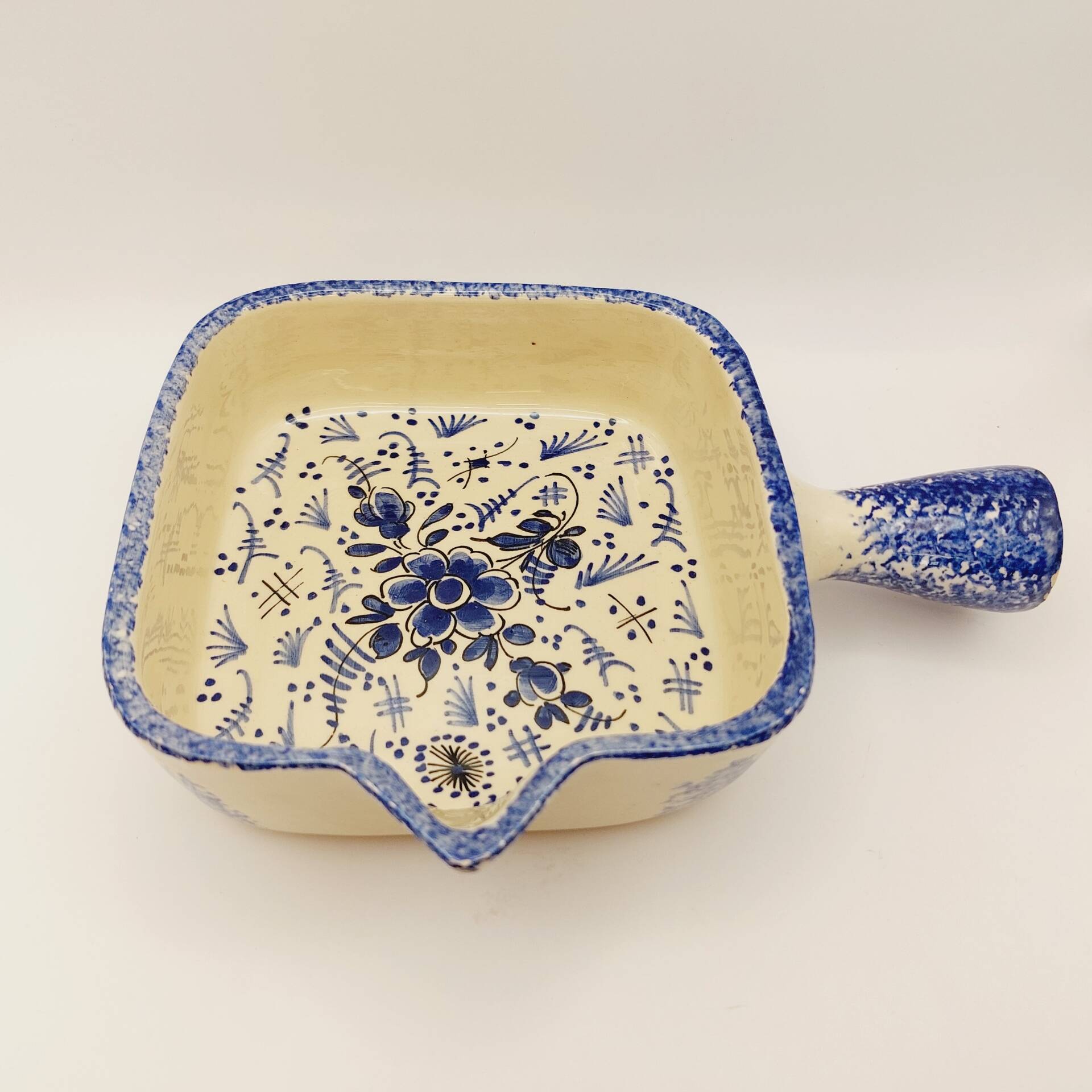Petit plat céramique René Delarus Desvres