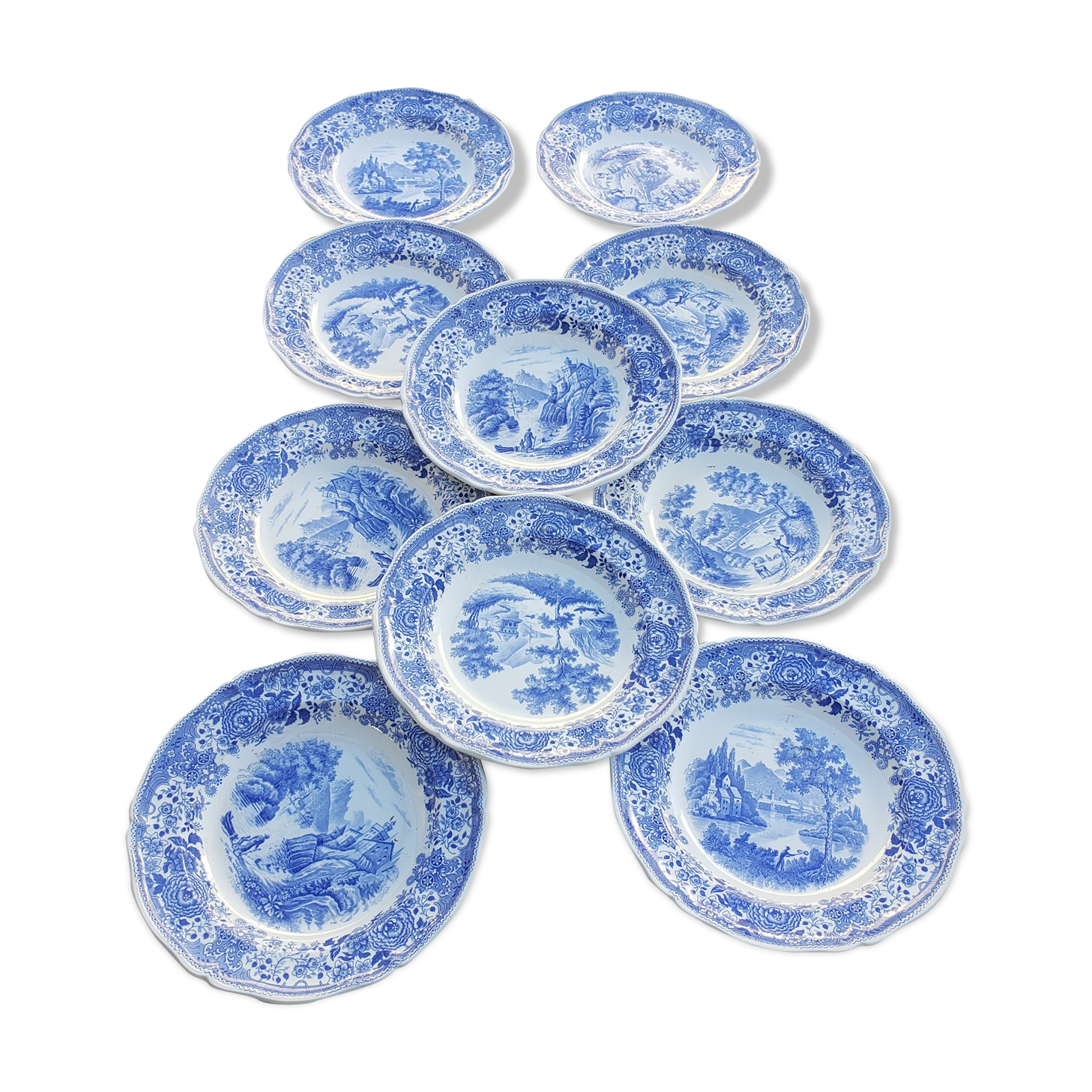 10 assiettes creuses villeroy et boch