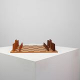 De Coene Chess Set With Original Box Attr. to Christophe Gevers, Belgium