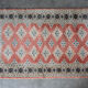 Handmade oriental carpet XXth Pink background 159 x 96 cm
