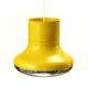 Yellow pendant light "Fluga" by Hemi. Sweden 1970s