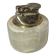Vintage onyx stone table lighter with gold metal